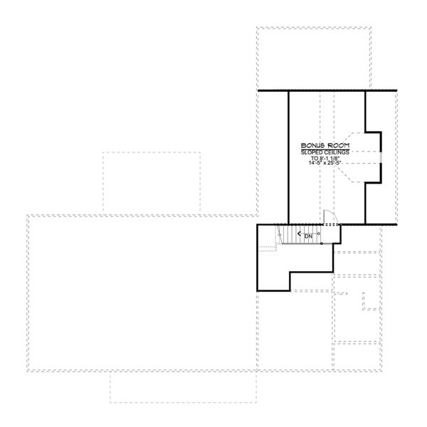 Farmhouse Floor Plan - Upper Floor Plan #1064-98