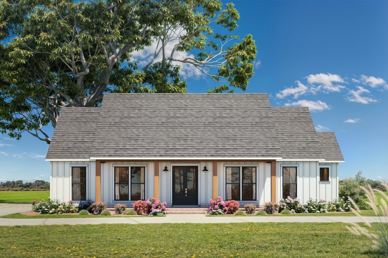 Home Plan - Exterior - Front Elevation 3 for Farmhouse House Plan #1074-122 - 3 bed, 2.5 bath