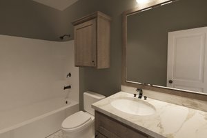 Interior - Bathroom for Farmhouse House Plan #44-272 - 3 bed, 2 bath