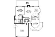Traditional Style House Plan - 3 Beds 2.5 Baths 1785 Sq/Ft Plan #124-444 