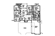 European Style House Plan - 4 Beds 3.5 Baths 2793 Sq/Ft Plan #310-994 