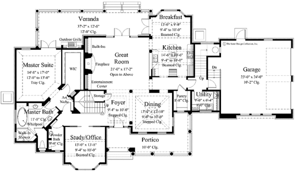 Traditional Floor Plan - Main Floor Plan #930-261