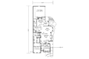 European Style House Plan - 3 Beds 3 Baths 2317 Sq/Ft Plan #410-376 
