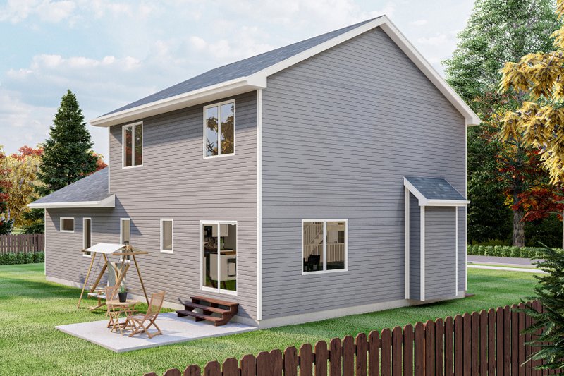 Dream House Plan - Exterior - Other Elevation for Traditional House Plan #455-214 - 4 bed, 3.5 bath