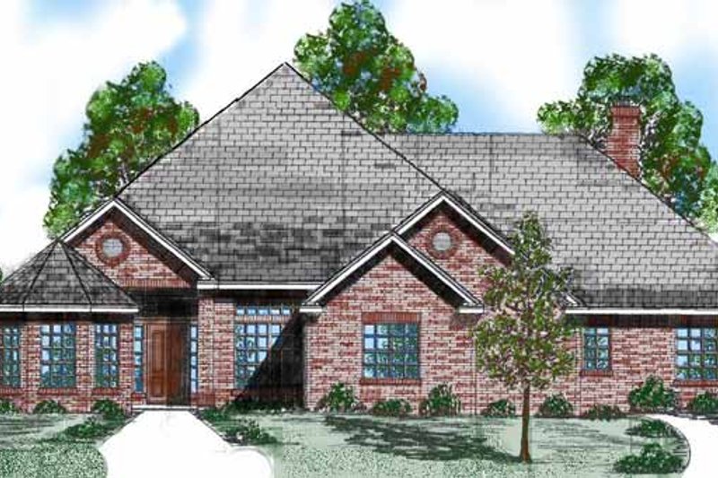 House Design - Traditional Exterior - Front Elevation Plan #52-269