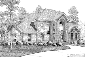 Traditional Exterior - Front Elevation Plan #17-2823