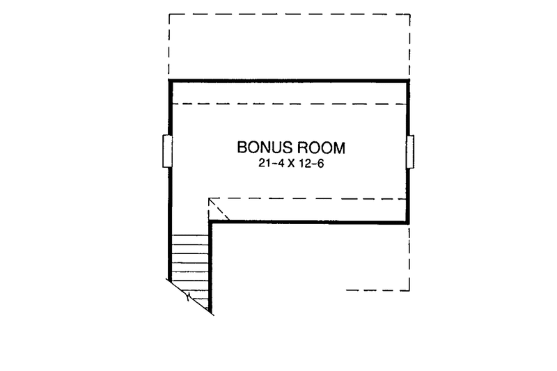 Home Plan - Floor Plan - Other Floor for Country House Plan #952-135 - 4 bed, 2 bath
