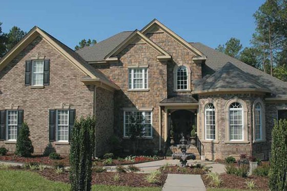 Exterior - Front Elevation 4 for Colonial House Plan #927-587 - 4 bed, 4 bath