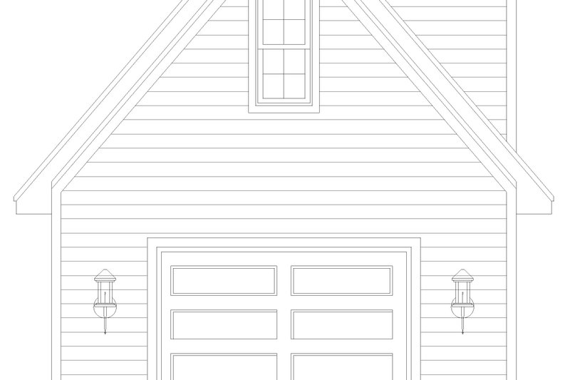 House Plan Design - Exterior - Front Elevation 3 for Craftsman House Plan #932-1339, 0 bath