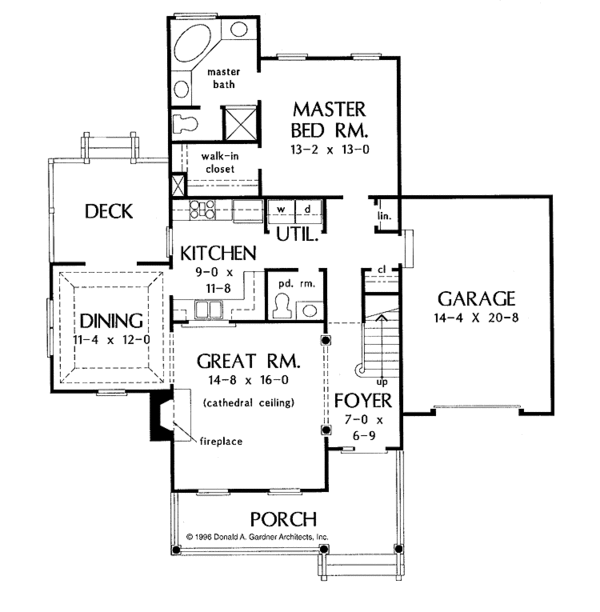 Architectural House Design - Country Floor Plan - Main Floor Plan #929-254