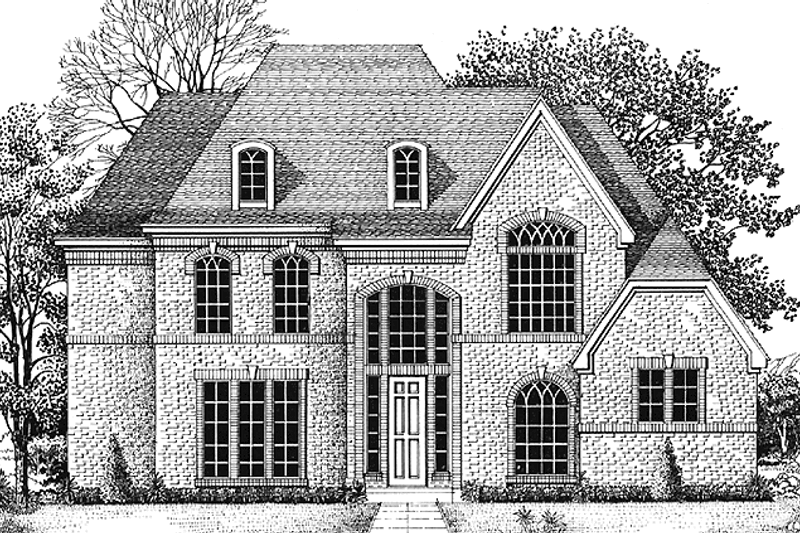 House Design - European Exterior - Front Elevation Plan #974-51