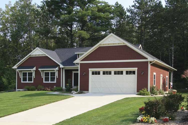 Home Plan - Exterior - Front Elevation 4 for Craftsman House Plan #928-151 - 2 bed, 2.5 bath