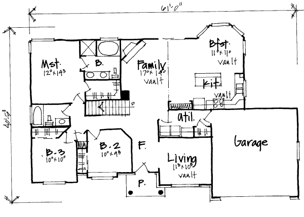 European Floor Plan - Main Floor Plan #308-197