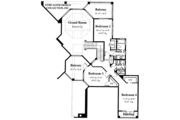 Mediterranean Style House Plan - 4 Beds 3.5 Baths 4151 Sq/Ft Plan #930-57 