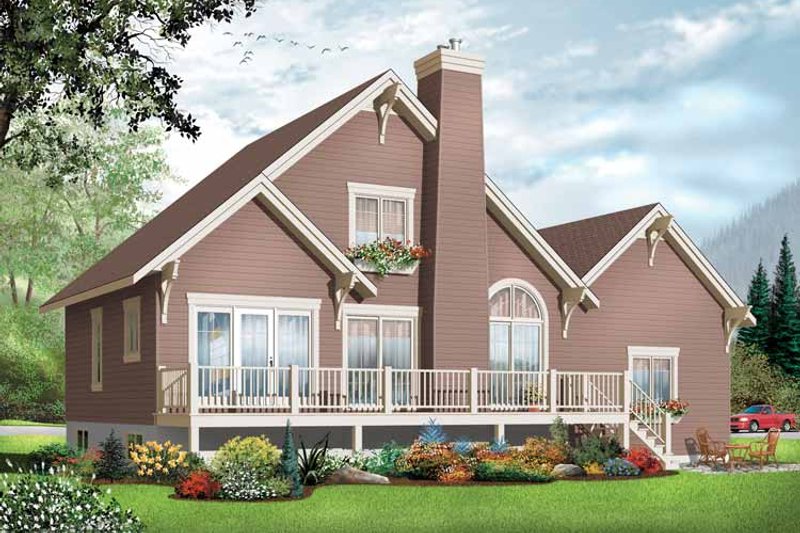 House Plan Design - Country Exterior - Front Elevation Plan #23-2409