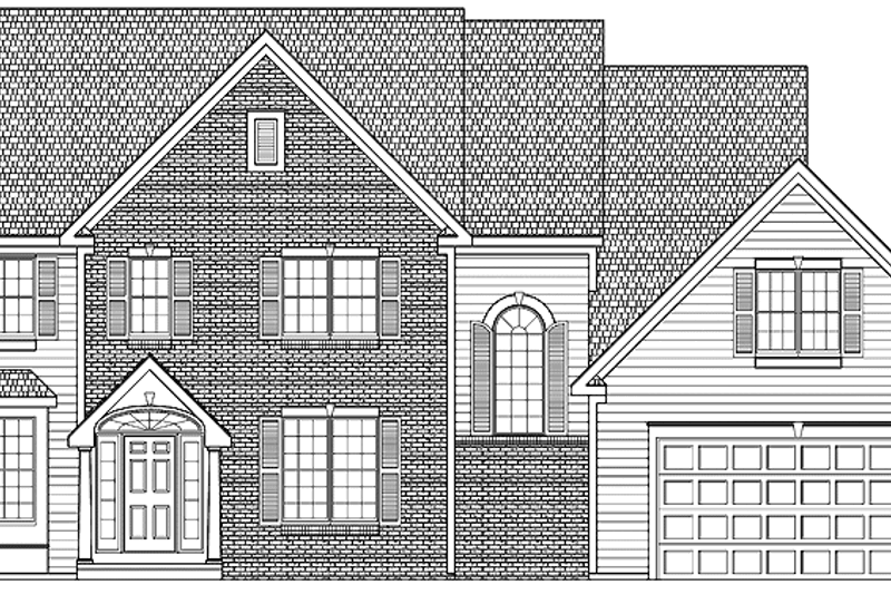Dream House Plan - Traditional Exterior - Front Elevation Plan #328-330