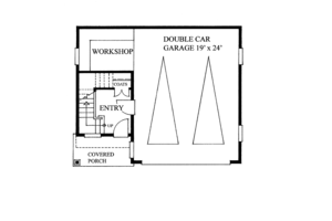 Floor Plan - Main Floor for Traditional House Plan #118-159, 0 bath