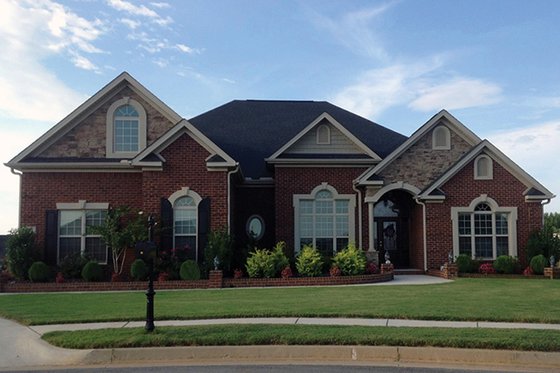 Exterior - Front Elevation 3 for Mediterranean House Plan #927-122 - 4 bed, 2.5 bath