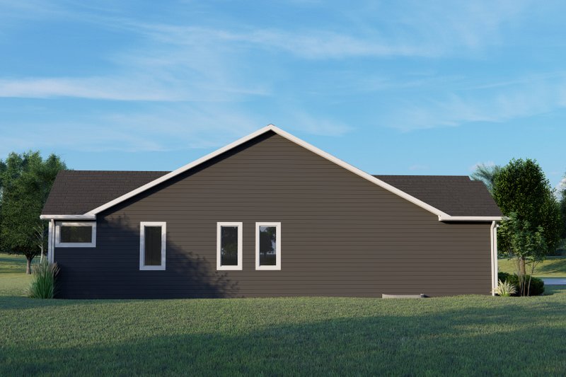House Plan Design - Exterior - Other Elevation 1 for Ranch House Plan #1064-176 - 4 bed, 3 bath