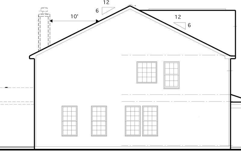 Dream House Plan - Exterior - Other Elevation 1 for Traditional House Plan #1053-50 - 3 bed, 2.5 bath