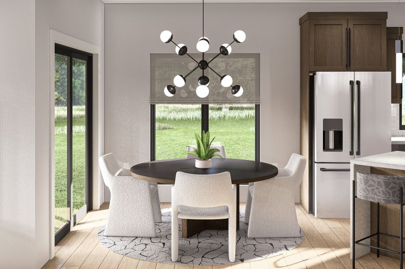 House Design - Interior - Dining Room 1 for Contemporary House Plan #455-255 - 4 bed, 2.5 bath