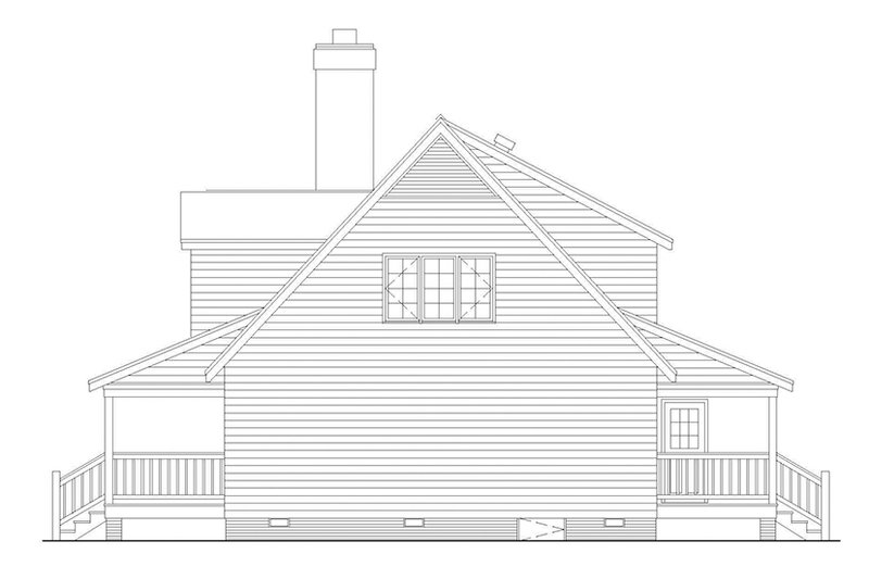 Home Plan - Exterior - Other Elevation for Country House Plan #929-201 - 3 bed, 2 bath