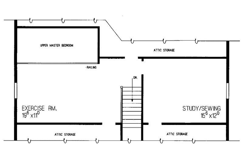 Dream House Plan - Floor Plan - Other Floor 1 for Colonial House Plan #72-813 - 3 bed, 3 bath