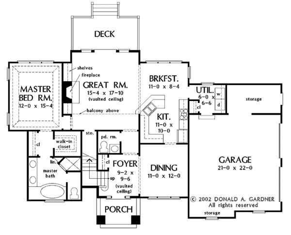 Home Plan - Country Floor Plan - Main Floor Plan #929-672