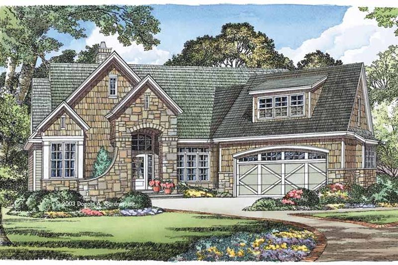Home Plan - Country Exterior - Front Elevation Plan #929-541