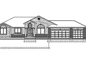 Dream House Plan - European Exterior - Front Elevation Plan #308-265
