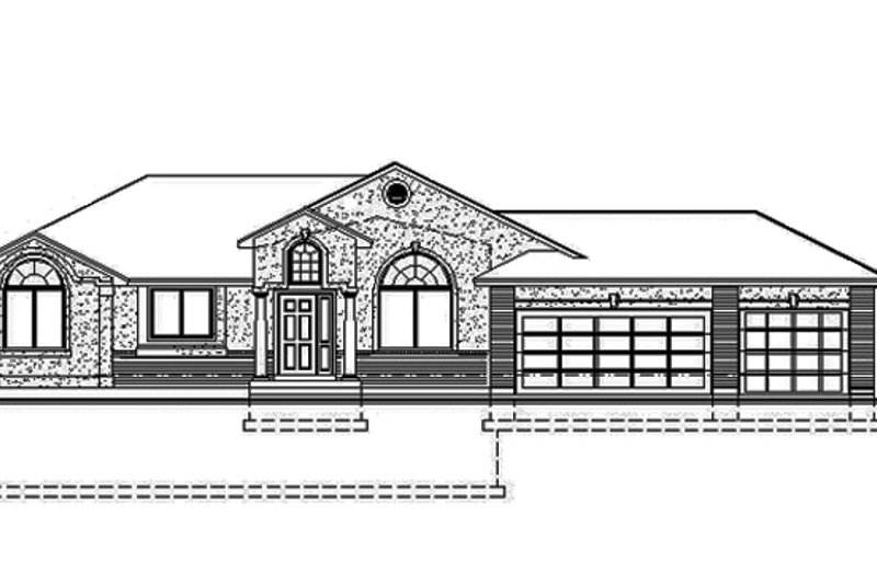Home Plan - European Exterior - Front Elevation Plan #308-265