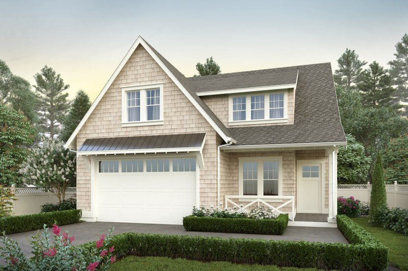 Architectural House Design - Farmhouse Exterior - Front Elevation Plan #1114-61