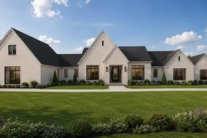Architectural House Design - Exterior - Front Elevation for Modern House Plan #1116-52 - 5 bed, 5.5 bath