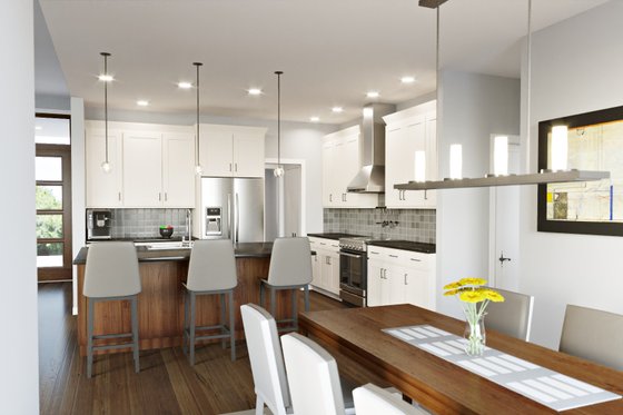 Interior - Kitchen for Prairie House Plan #48-1044 - 3 bed, 2.5 bath