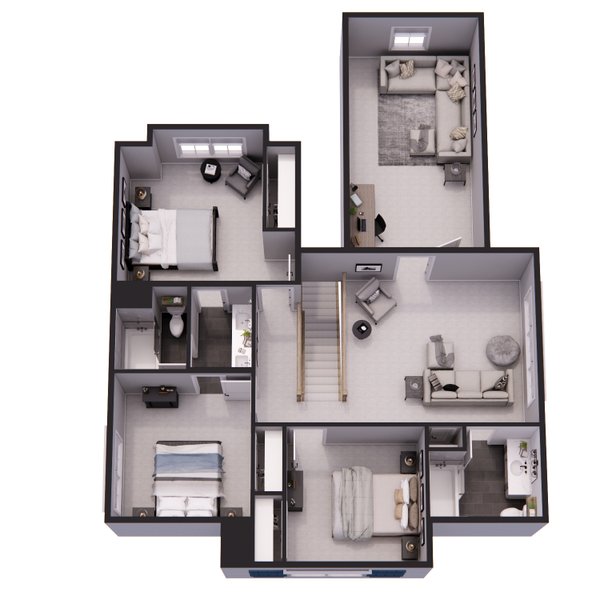 Dream House Plan - Farmhouse Floor Plan - Main Floor Plan #51-1271
