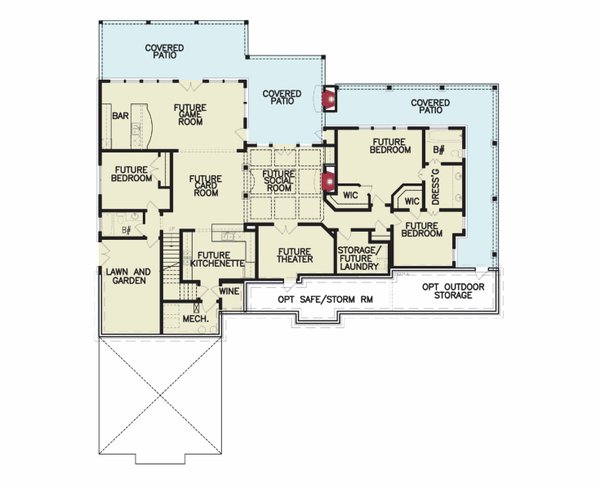 Home Plan - Farmhouse Floor Plan - Other Floor Plan #54-488
