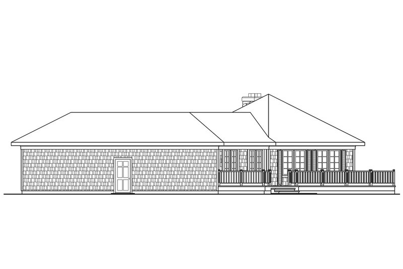 Home Plan - Exterior - Other Elevation 1 for Craftsman House Plan #124-408 - 3 bed, 2 bath