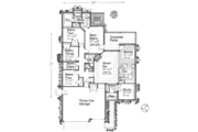 European Style House Plan - 4 Beds 2.5 Baths 2057 Sq/Ft Plan #310-397 