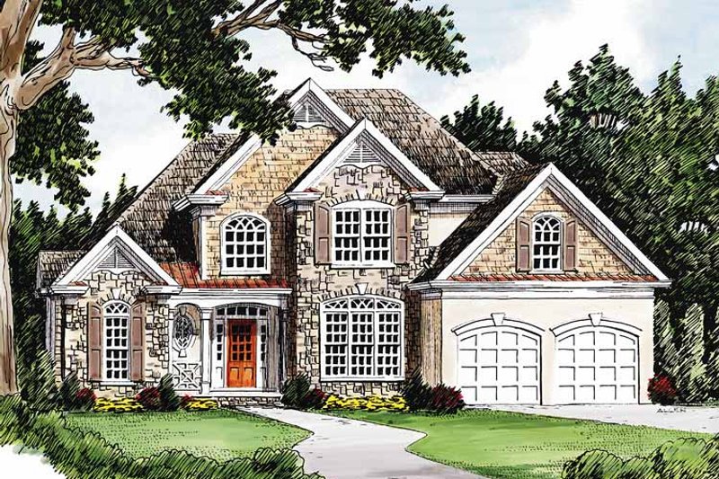 Dream House Plan - Exterior - Front Elevation for Traditional House Plan #927-120 - 3 bed, 2.5 bath