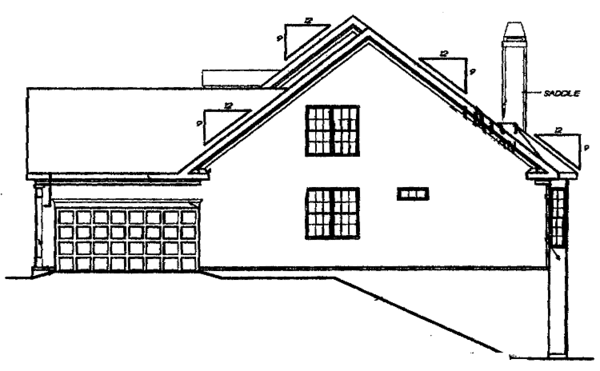 Architectural House Design - Colonial Floor Plan - Other Floor Plan #927-603