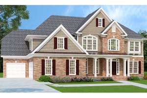 Dream House Plan - Traditional Exterior - Front Elevation Plan #927-756