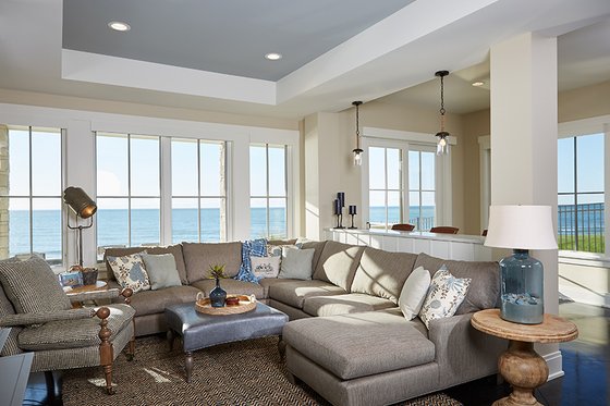 Interior - Family Room 1 for Country House Plan #928-297 - 2 bed, 2.5 bath