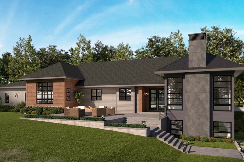 Home Plan - Ranch Exterior - Front Elevation Plan #928-376