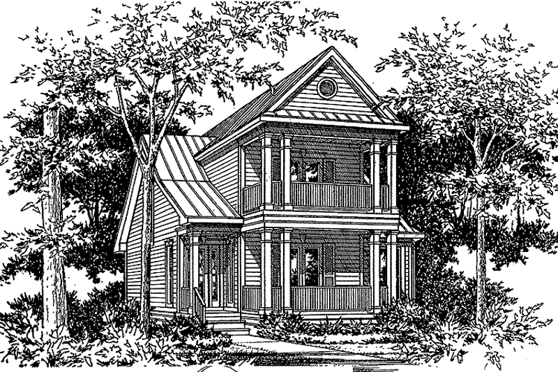 Dream House Plan - Exterior - Front Elevation 3 for Classical House Plan #472-275 - 3 bed, 3 bath