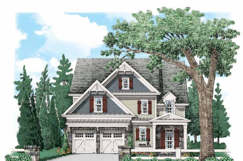 Dream House Plan - Exterior - Front Elevation 3 for Country House Plan #927-536 - 4 bed, 3.5 bath