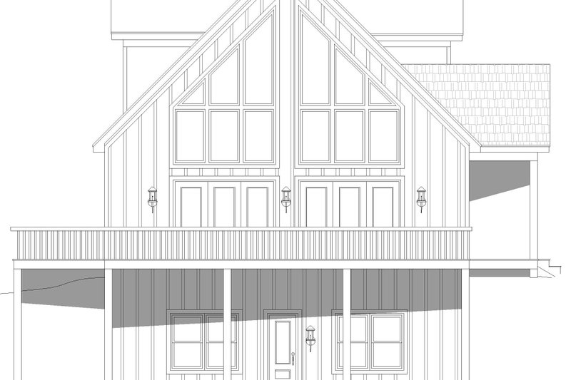 Dream House Plan - Exterior - Other Elevation for Country House Plan #932-573 - 4 bed, 3 bath