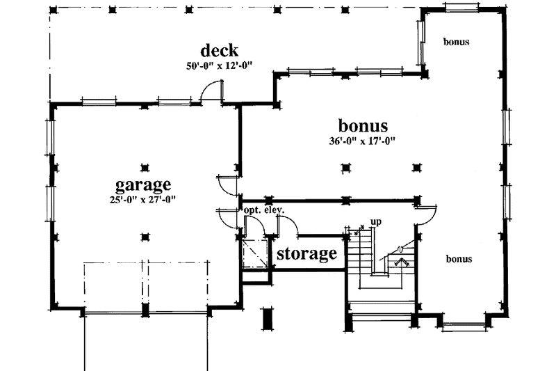 Home Plan - Floor Plan - Lower Floor for Country House Plan #930-33 - 3 bed, 3.5 bath