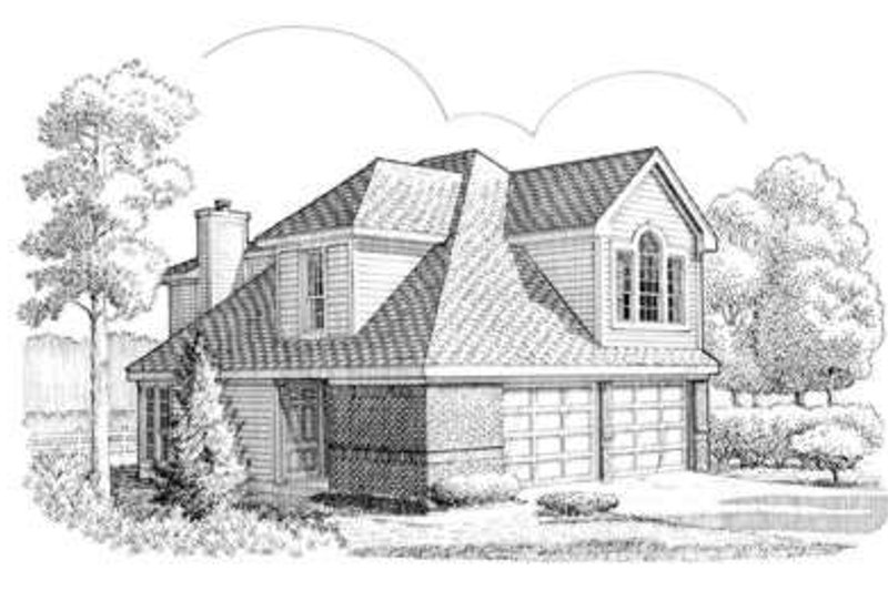 Dream House Plan - Traditional Exterior - Front Elevation Plan #410-254