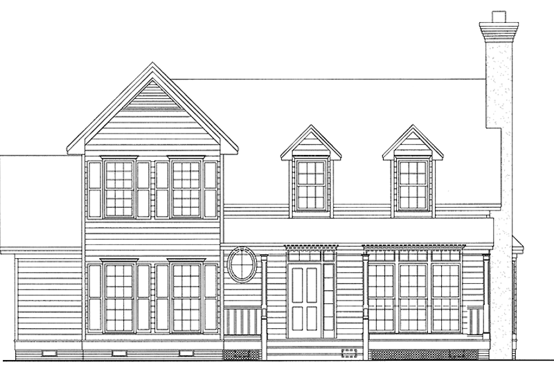 Architectural House Design - Country Exterior - Front Elevation Plan #929-467