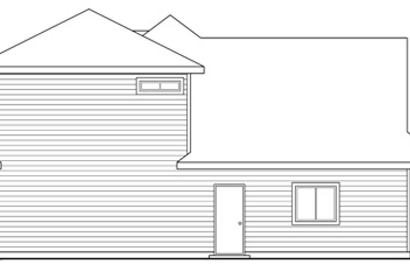 Home Plan - Exterior - Other Elevation for Mediterranean House Plan #124-449 - 3 bed, 2.5 bath